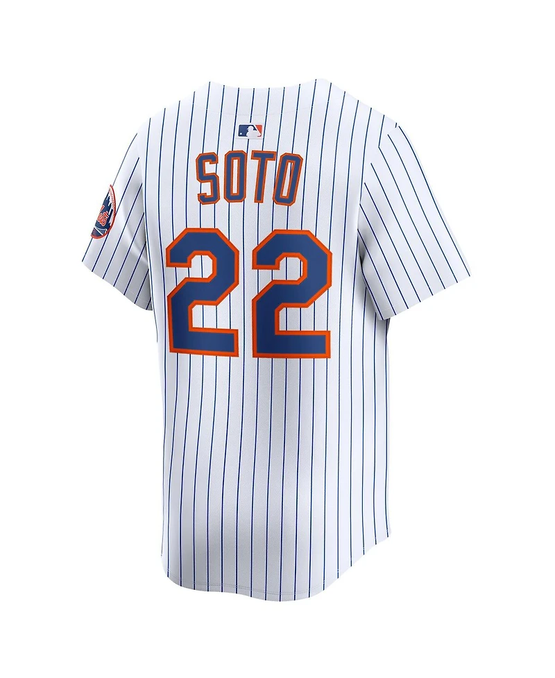 Nike Men's Juan Soto White New York Mets Home Limited Jersey