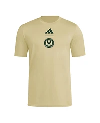 Adidas Men's Beige Atlanta United Fc 2026 Jersey Hook Pregame T-Shirt