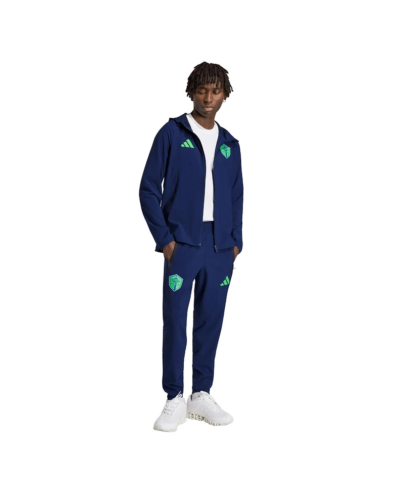 Adidas Men's Navy Seattle Sounders Fc Tiro Travel Pants