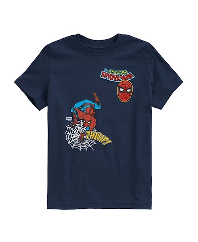 Disney Boys' 8-20 Spider-Man Spidey Thwip Short-Sleeve Graphic T-Shirt