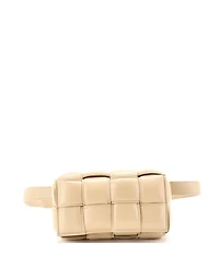 Pre-Owned Bottega Veneta Cassette Belt Bag Padded Intrecciato Leather