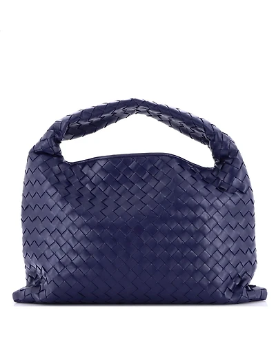 Pre-Owned Bottega Veneta Small Hop Hobo Intrecciato Leather