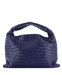 Pre-Owned Bottega Veneta Small Hop Hobo Intrecciato Leather
