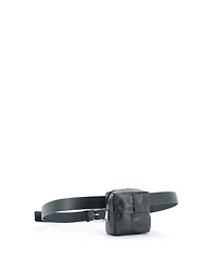 Pre-Owned Bottega Veneta Cassette Stretch Pouch Belt Bag Maxi Intrecciato Leather