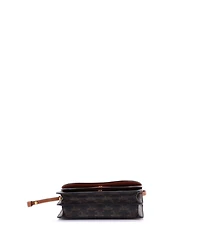 Pre-Owned Celine Wallet on Strap Triomphe Coated Canvas