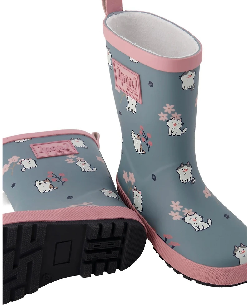 Deux par Deux Little Girls Rain Boots