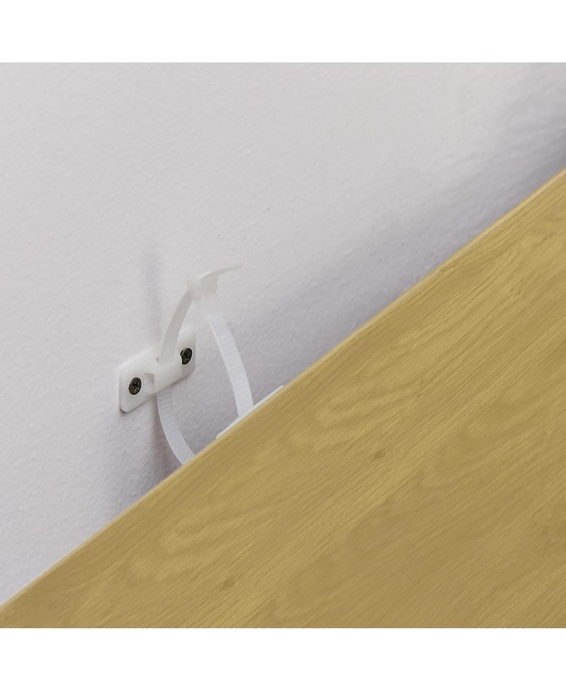 Clihome Shoes Storage Cabinet with 2 Flip Drawers, Tall Free Standing Shoe Organizer Rack