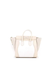 Pre-Owned Celine Mini Tricolor Luggage Bag Leather