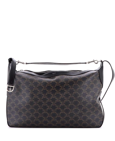 Pre-Owned Celine Large Romy Shoulder Bag Triomphe Coated Canvas