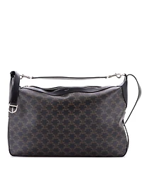 Pre-Owned Celine Large Romy Shoulder Bag Triomphe Coated Canvas