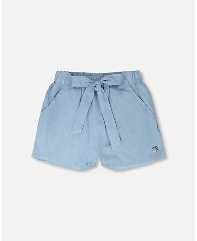 Deux par Deux Girl Chambray Shorts - Child