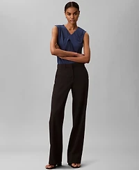 Calvin Klein Women's Sleeveless V-Neck Jersey Top