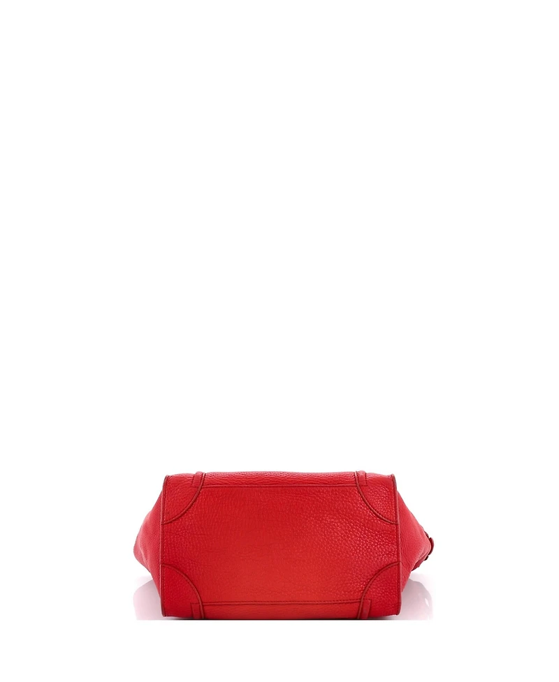 Pre-Owned Celine Mini Luggage Bag Grainy Leather
