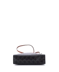 Pre-Owned Celine Small Vertical Cabas Tote Triomphe Coated Canvas