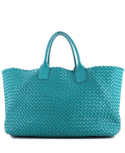 Pre-Owned Bottega Veneta Medium Cabat Tote Intrecciato Nappa