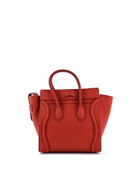 Pre-Owned Celine Micro Luggage Bag Grainy Leather