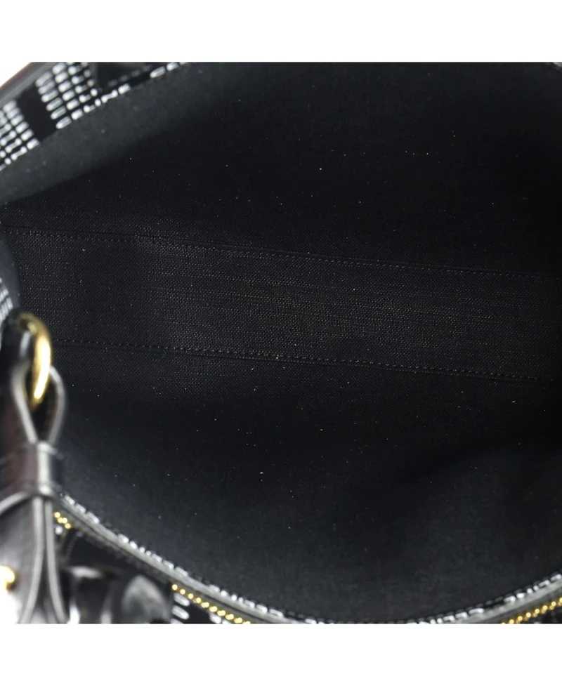 Pre-Owned Celine Small Vertical Cabas Tote All Over Logo Print Leather