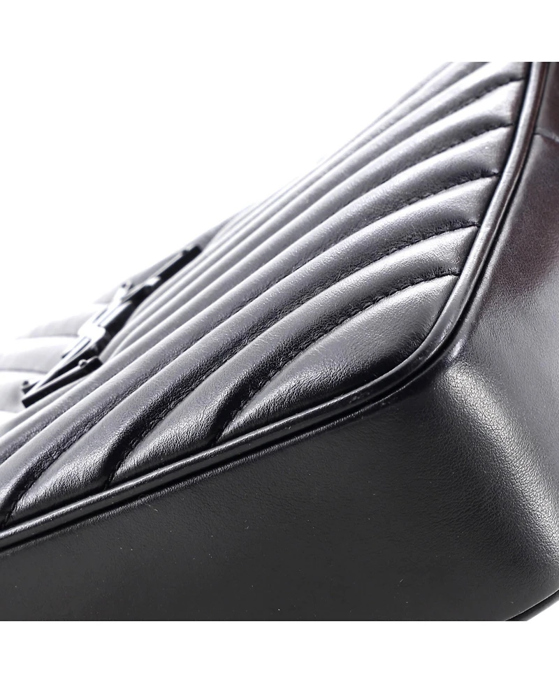 Pre-Owned Saint Laurent Small Lou Camera Bag Matelasse Chevron Leather
