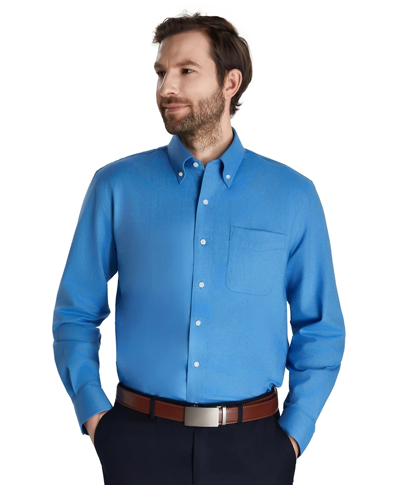 Club Room Men's Oxford Solid Dress Shirt, Macy's Exclusive