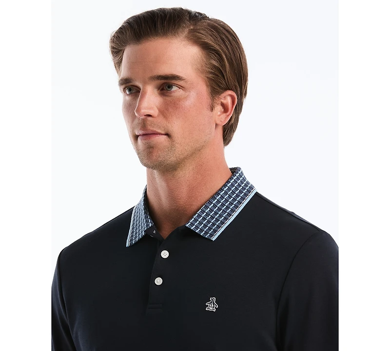 Original Penguin Men's Cotton Interlock Short-Sleeve Polo Shirt