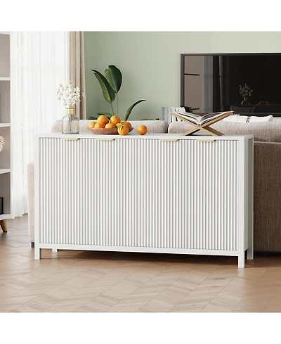 gaomon 55" Fluted Buffet Cabinet with Storage