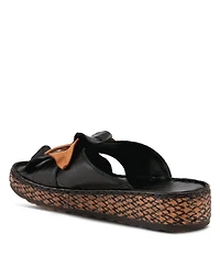 Spring Step Hilary Women's Platform Slide with Leather Upper