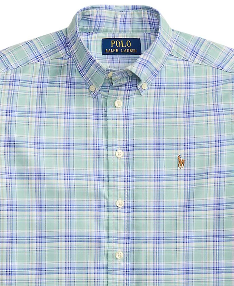 Polo Ralph Lauren Boys' 8-20 Plaid Performance Oxford Shirt