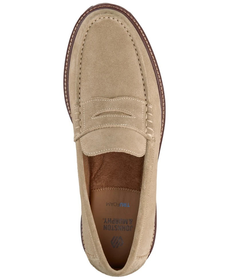Johnston & Murphy Men's Collier Round Toe Penny Loafers