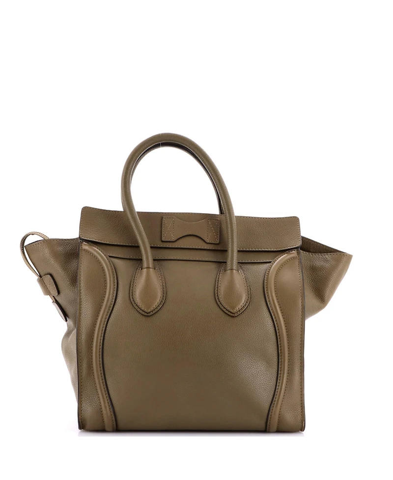 Pre-Owned Celine Mini Luggage Bag Grainy Leather