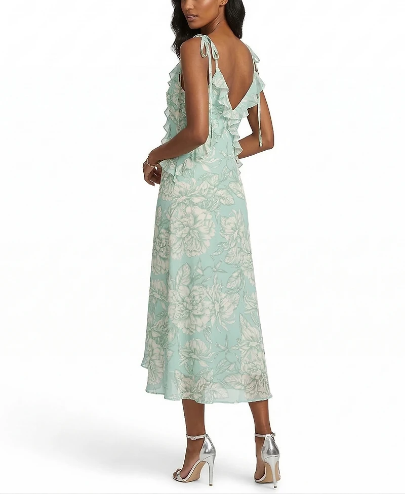 Taylor Women's V-Neck Floral Midi Dress