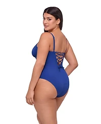 S3 Apparel Women's Sculpting Corset Underwire One-Piece Swimsuit