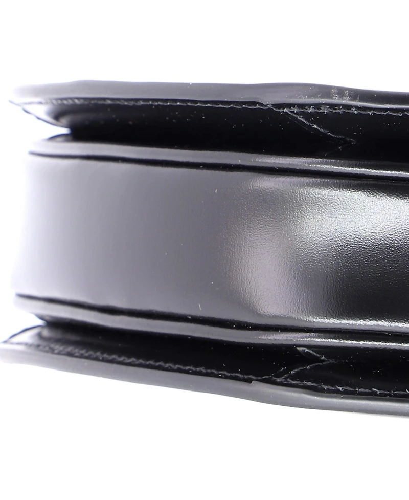 Pre-Owned Celine Mini Triomphe Besace Clea Top Handle Flap Bag Leather