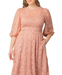 Kiyonna Plus Hepburn Lace Cocktail Dress