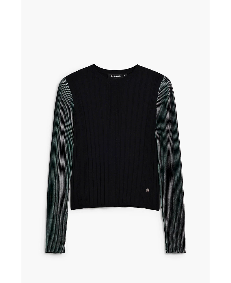 Desigual Women's Fine Pleated Sweater