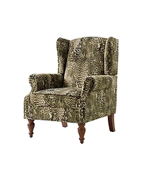 Hulala Home Jim Traditional Armchair with Thick Cushion