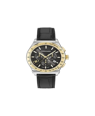 Ferragamo Men's Two-Tone Stainless Steel Bracelet Watch