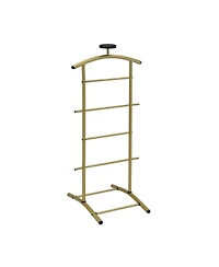 Kings Brand Furniture Metal Suit Valet Stand with Tie Bar, Tray & Trouser Bar – Freestanding Clothes Rack & Jacket Hanger – Clothing Org