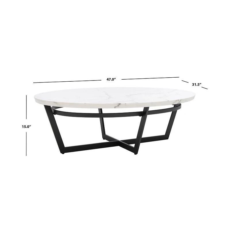 Safavieh Placido Oval Coffee Table