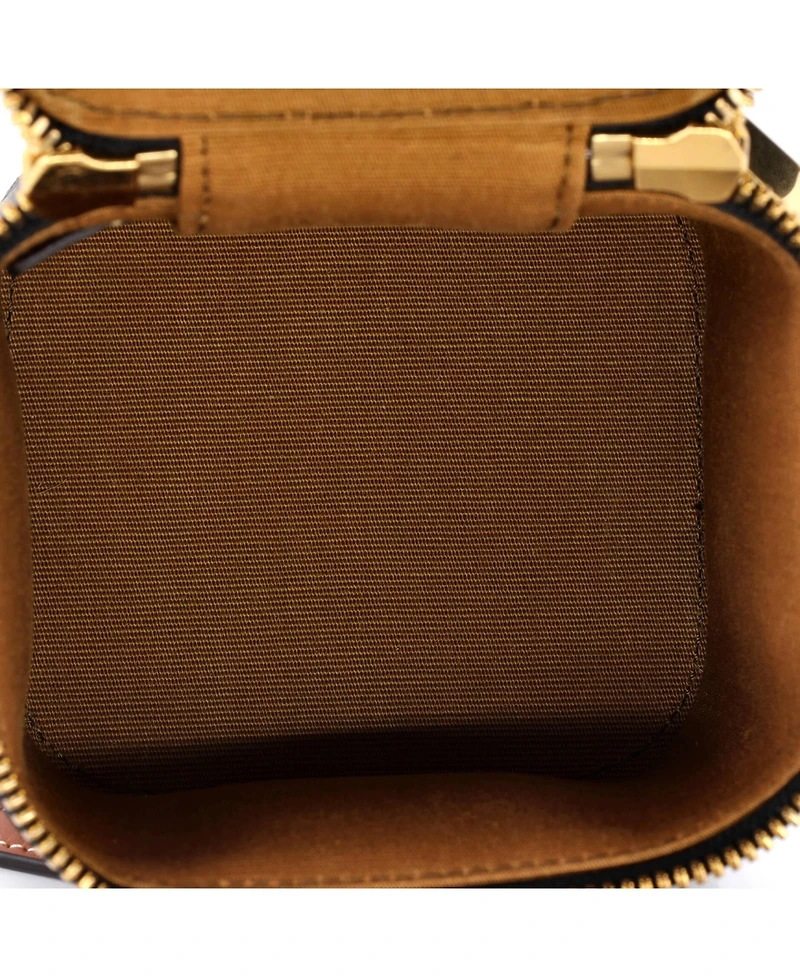 Pre-Owned Celine Mini Top Handle Square Vanity Case Triomphe Coated Canvas