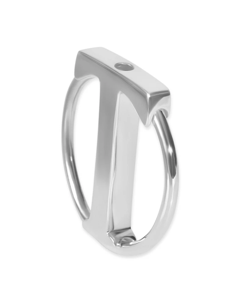 Pre-Owned Tiffany & Co Tiffany & Co. Sterling Silver T Circle Key Ring