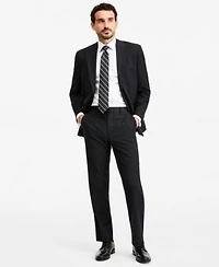 Michael Kors Mens Classic Fit Pinstripe Wool Blend Suit Separates