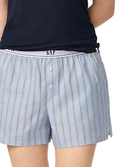 Gap Women's Poplin Pull-On Boxer Shorts