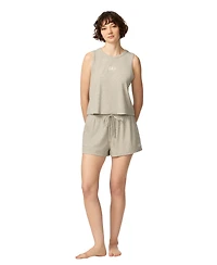 Gap Women's Ribbed Tank Top and Pull-On Shorts, 2-Piece Set