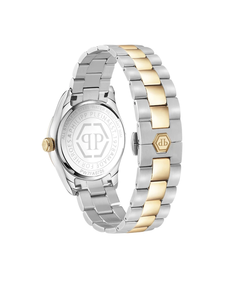 Philipp Plein Women's Queen Two-Tone Stainless Steel Bracelet Watch, 36mm