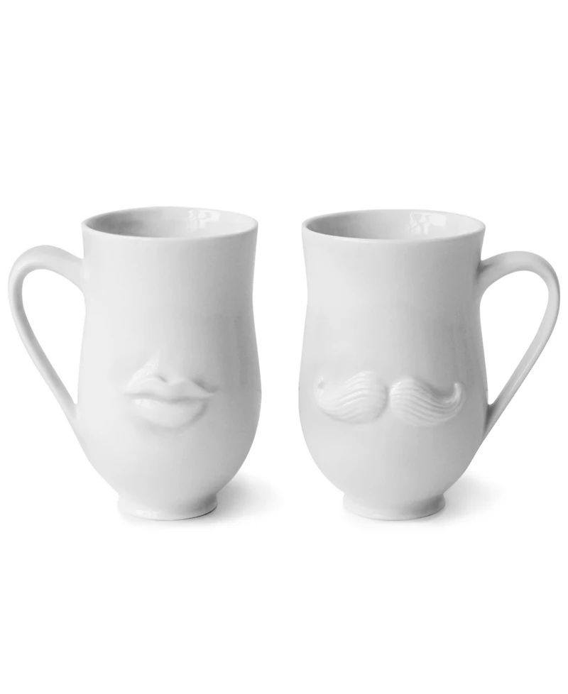 Jonathan Adler Muse Mr. & Mrs. 2-Pc. Reversible Mug Set