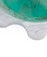 Jonathan Adler Como 100 oz. Acrylic Ripple Decor Bowl