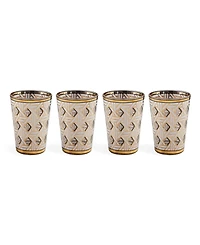 Jonathan Adler Basketweave 4-Pc. Glassware Set