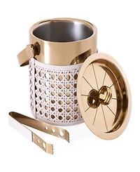 Jonathan Adler Basketweave 55 oz. Ice Bucket