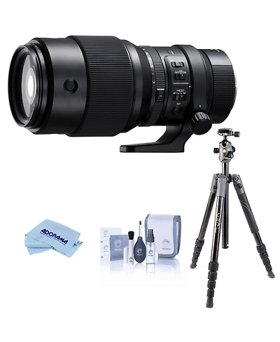 Fujifilm Gf 250mm f/4 R Lm Ois Wr Lens, Bundle with Vanguard Veo 3 Go 235AB 23mm 5-Section Aluminum Travel Tripod with T-50 Ball Head, ProOptic