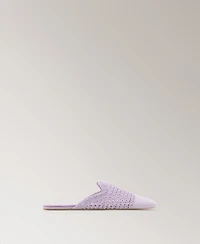 Mango Women's Crochet Mule Slippers